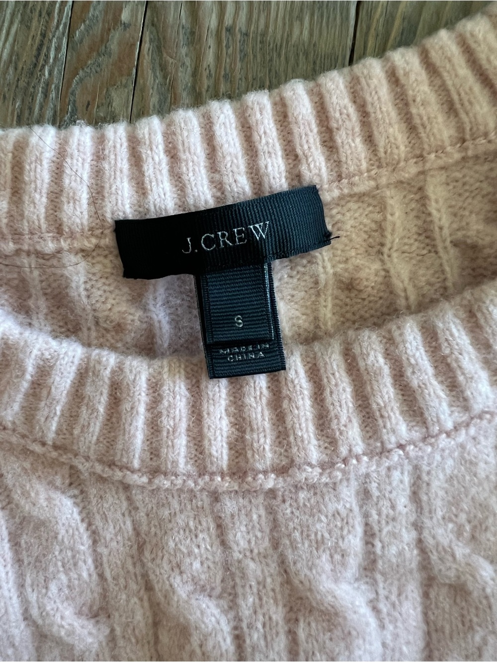 J. Crew Pale Peach Sweater S